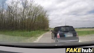 Unregistered driver Vera Wonder gets banged by a cop