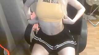 Schoolgirl seduces her teacher with her perfect body in a steamy homemade video