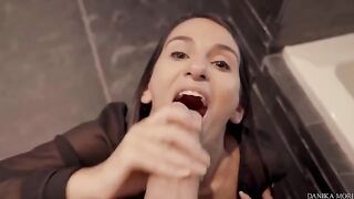 Five-star blowjob and fuckface for Danika Mori’s huge cock in 4K
