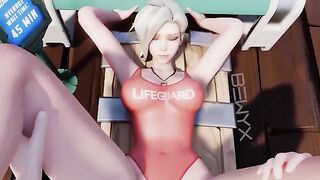 Mercy's Average Time Part 2: Missionary POV from Overwatch - a steamy scene!