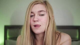 The hot girl next door is begging you to jerk off for her