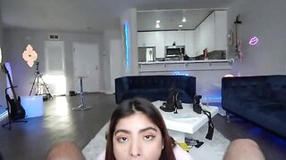 Horny Hazel Heart wants to taste the big dick, and she won’t stop until she gets it all