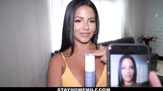 MILF Rose Monroe oiled her big ass to make money