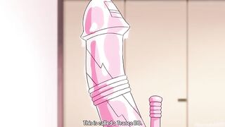 Horny girl from Hentai gets her pussy railed by two dicks