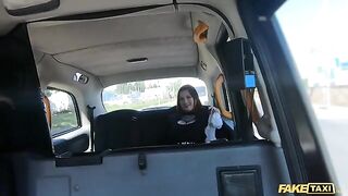Fake Taxi Sabien Demonia in Fishnets gets fucked by a big cock