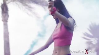 Karl Toughlove fucked petite brunette Eliza Ibarra in a hardcore scene