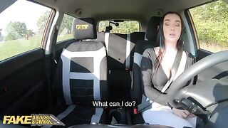 Fake driver's school instructor cheats with stunning student in car