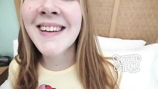Redhead with freckles and red pubic hair has sex at the casting audition