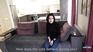 A hot girl realtor cheats on her husband with a client and gets creampied in stunning 4K