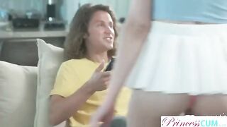 You're gonna give your stepsister all of your cum