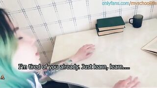 A teacher fucked in the ass a defiant schoolgirl who loved to fuck – MySchoolLife
