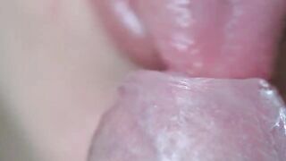 Could not retain a large semen discharge, had to spit it out