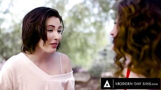 Casey Calvert and Arabelle Raphael share a big dick