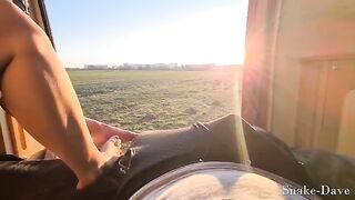 Fucking in the open air right by the camper van
