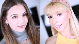 Devon Green and Kenzie Reeves show off their oral talents at audition