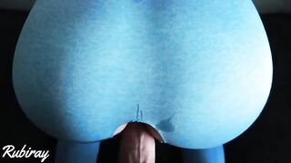 Girl was doing yoga when her stepbrother came and fucked her in the ass