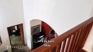 Mariana Martix got fucked by her stepbrothers during a family conversation
