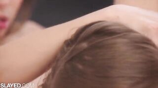 Roomies get intimate in a steamy Slayed scene