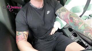 My wife got me off while driving, risking it all!