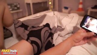 Sharing bed with 19yr old step sis with great ass gets me so horny