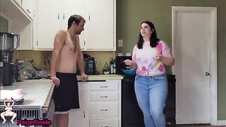 The guy criticized Paige Steele's blowjobs, so she had to prove him wrong