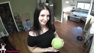 She’s so horny for cum, she’ll do anything to get it