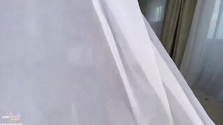 Amateur couple Molly Pills gets creampied after hiking and tripping - Horny Hiking POV