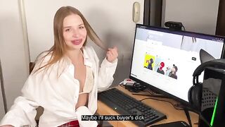 You can buy NFT from my stepsister and fuck her like that