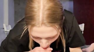 A girl was kicked out for cheating, getting fucked hard