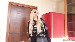 Anita Blanche gets her tight ass gapped by a huge cock in a rough session