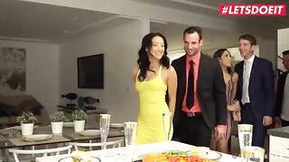 College Party Turns Into a Hard Rough Orgy with Hot Babes