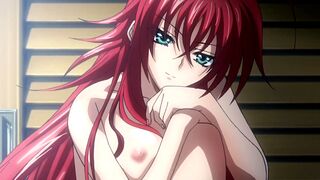 Rias Gremory welcomes her new servant with a punishing JOI hentai