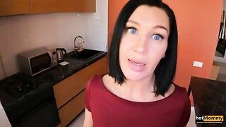 A step mom was handcuffed and then engaged in intimate acts