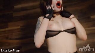 Redhead babe Mad Moxxi fucked hard by a big cock