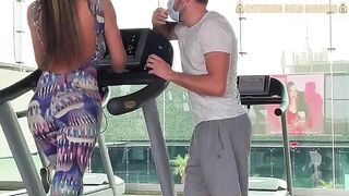 Colombian girl with bubble butt gets banged after gym workout
