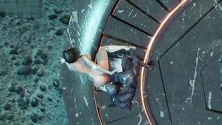 Hentai 3D release featuring the captivating Angelita in an uncensored scene
