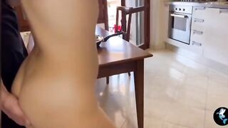 The Italian woman begs to be satisfied until she squirts