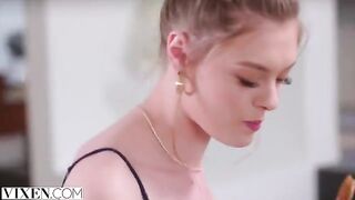 Stranger picked up sexy girl Amber to distract her from missing her boyfriend