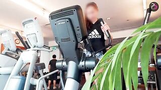 A hot workout session turns into a steamy intimate encounter