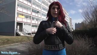 Public Agent screwed horny British tourist Redhead Brit in hotel