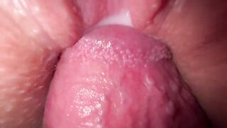 A stepbrother fucks his stepsister in a steamy, close-up scene