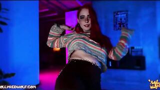A hippie girl with an insatiable appetite for passion at your place - MollyRedWolf