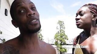 The darkest Brazilian I have ever seen Fernanda Chocolatte fucked by Jeff Black