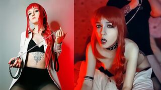 Makima lost control of her pet Chainsawman in cosplay
