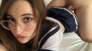 A stepsister shooting a home video after graduation, getting fucked hard - BellaMurr