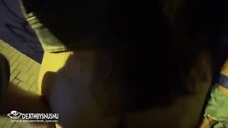 Public squirt with Spanish chick after party in Murcia
