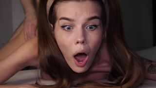 The hottest teen with a tight ass gets fucked hard and deep