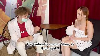 The doctor was upset when she lied about her virginity, but they made a deal