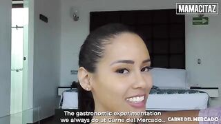 Brunette beauty Andreina De Luxe shakes big ass on a huge cock in stunning 4K