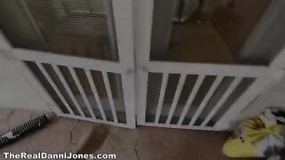 Fucked my husband's friend in the kitchen while he was working